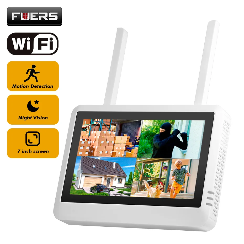 Home Security And Cctv - FUERS 8CH 무선 NVR 보안 시스템