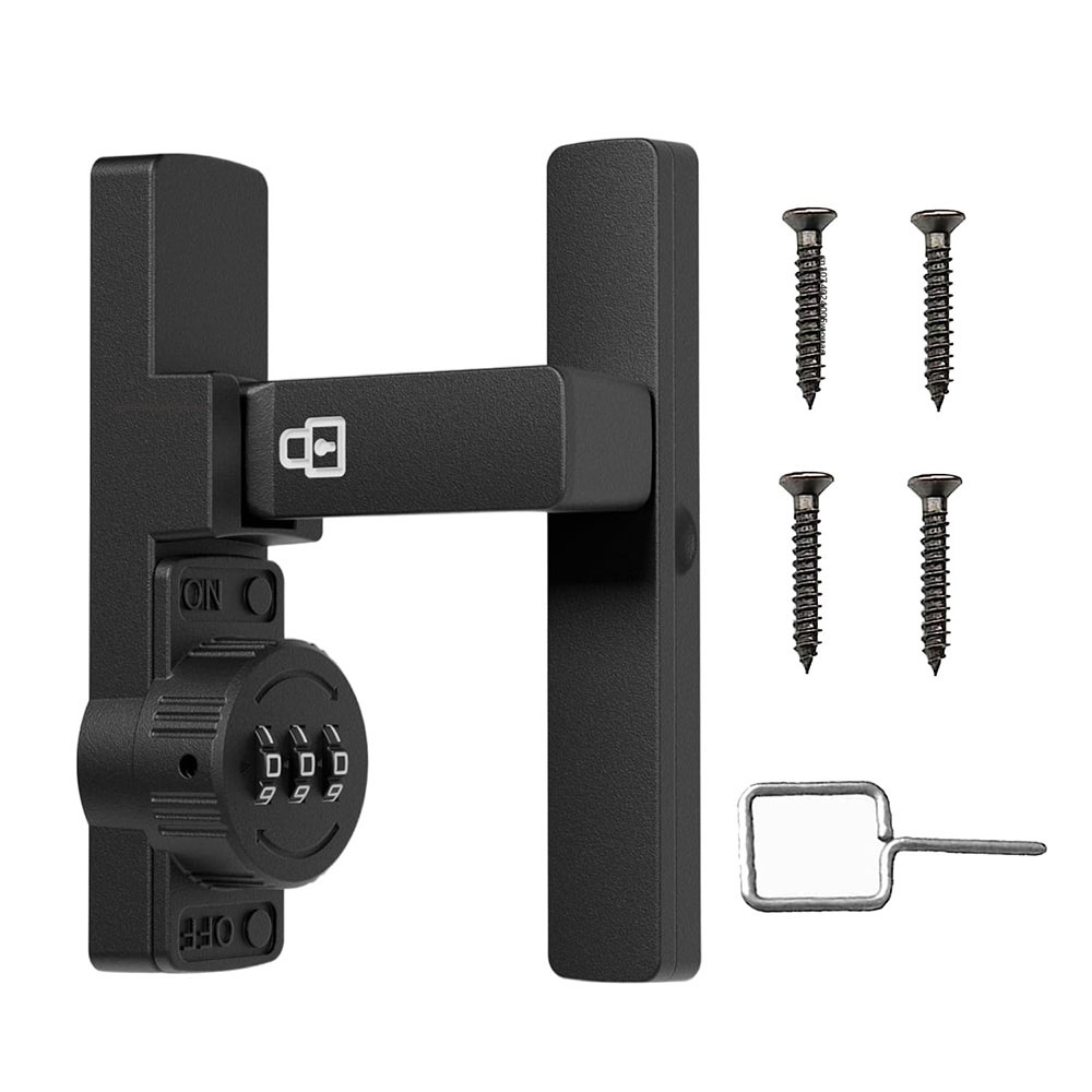 Home Security Door - 보안 헛간 문 잠금 장치 3자리
