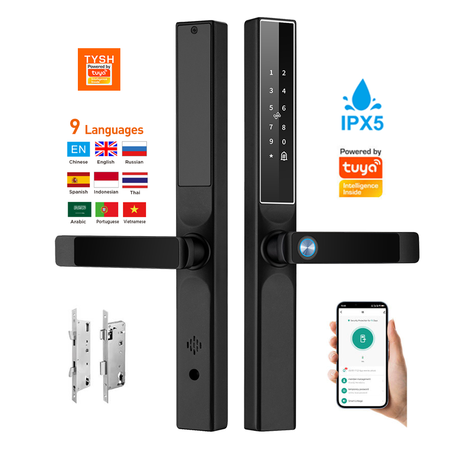 Home Security Tips - 투야 앱 지문 도어락 코드 카드