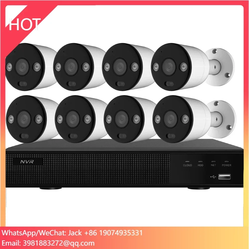 Home Security Kit With Camera - 8채널 4K PoE 보안 카메라 시스템