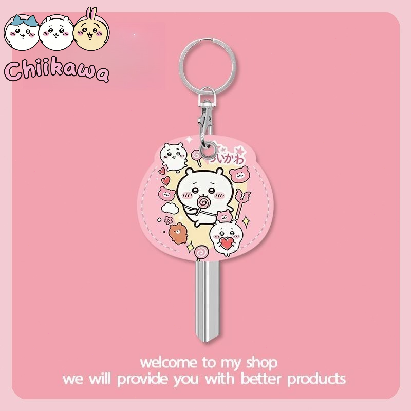 Home Security Door - 치이카와 귀여운 만화 하치와레 키 보호