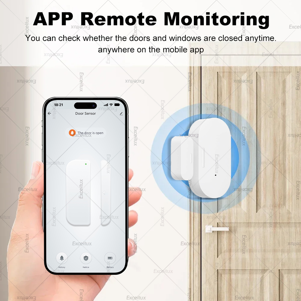 Zigbee 3.0 밝기/진동 센서가있는 도어 윈도우  - Home Security Door 리뷰 및 가격