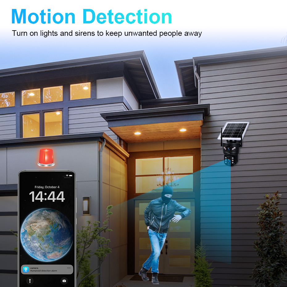 KERUI 6MP 4G SIM WiFi 태양광 카메라  - Home Security And Cctv 리뷰 및 가격