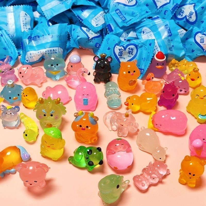 100Pcs 미니 빛나는 수지 블라인드 박스 모델 작은 - Home Security Box 리뷰 및 가격