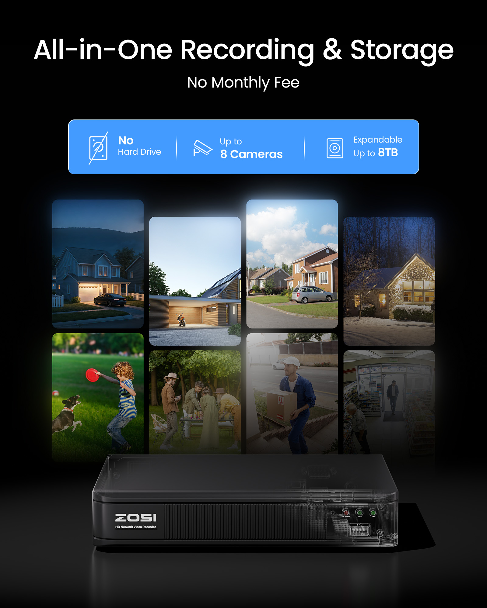 ZOSI 3K Lite 유선 CCTV 보안 카메라 시스 - Home Security Tips 리뷰 및 가격