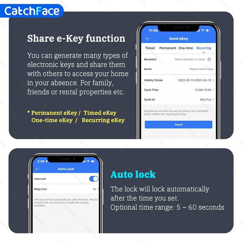 블루투스 지문 도어 잠금 장치 TTLock App 코드 - Home Security Tips 리뷰 및 가격