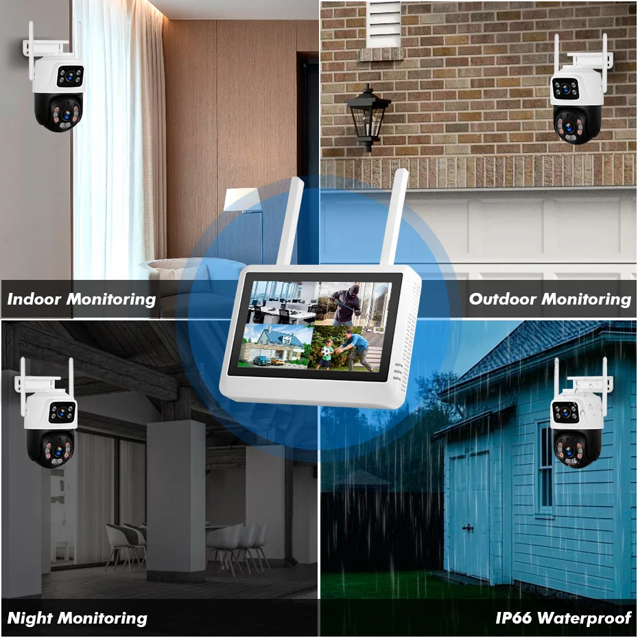 FUERS 8CH 무선 NVR 보안 시스템 WIFI 7 - Home Security And Cctv 리뷰 및 가격