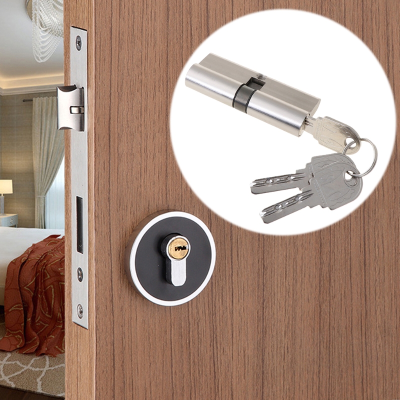열쇠가 있는 출입문 잠금 실린더 잠금 세트(3개의 키  - Home Security Door 리뷰 및 가격