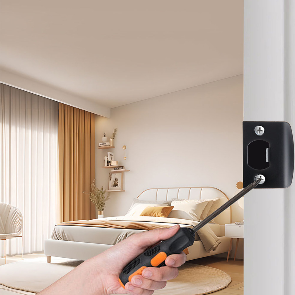 2Pcs 스테인레스 스틸 도어 스트라이크 플레이트 D  - Home Security Door 리뷰 및 가격