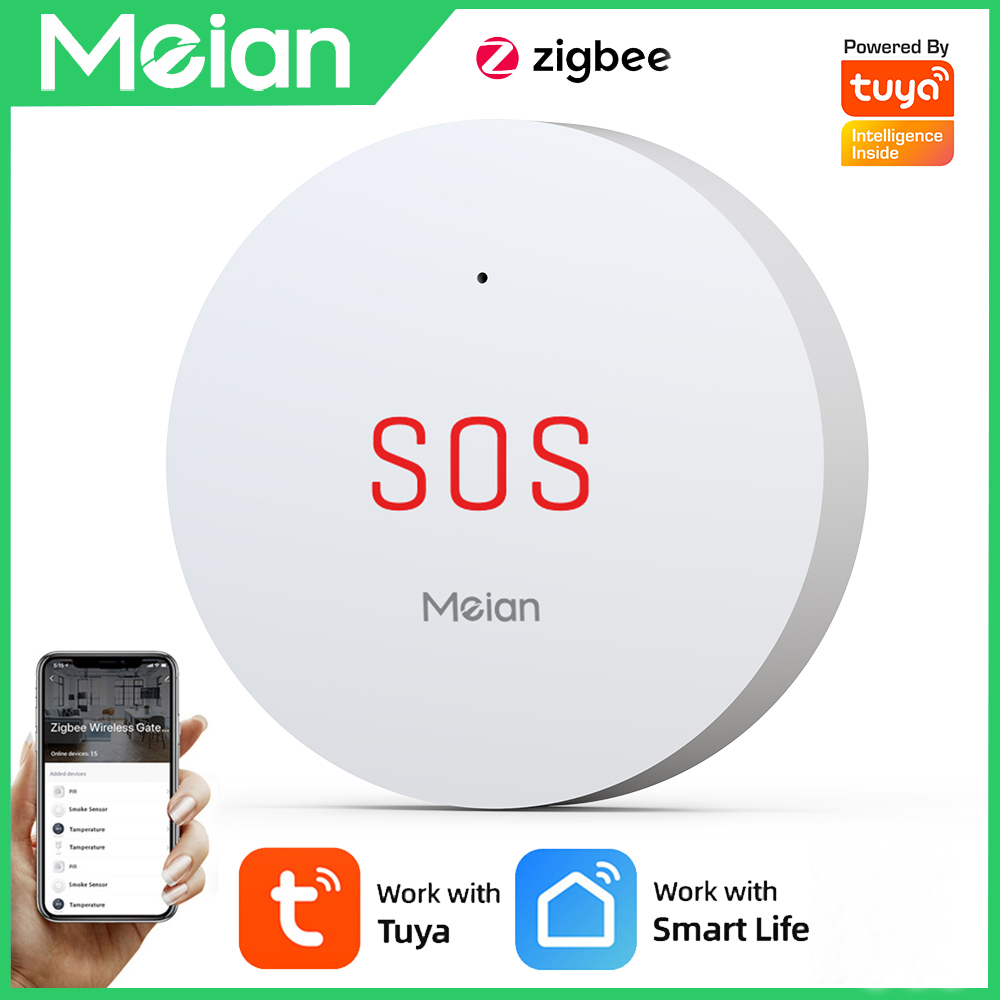 Zigbee 투야 SOS 비상 버튼, 홈 보안 경보 시 - Home Security Tips 리뷰 및 가격