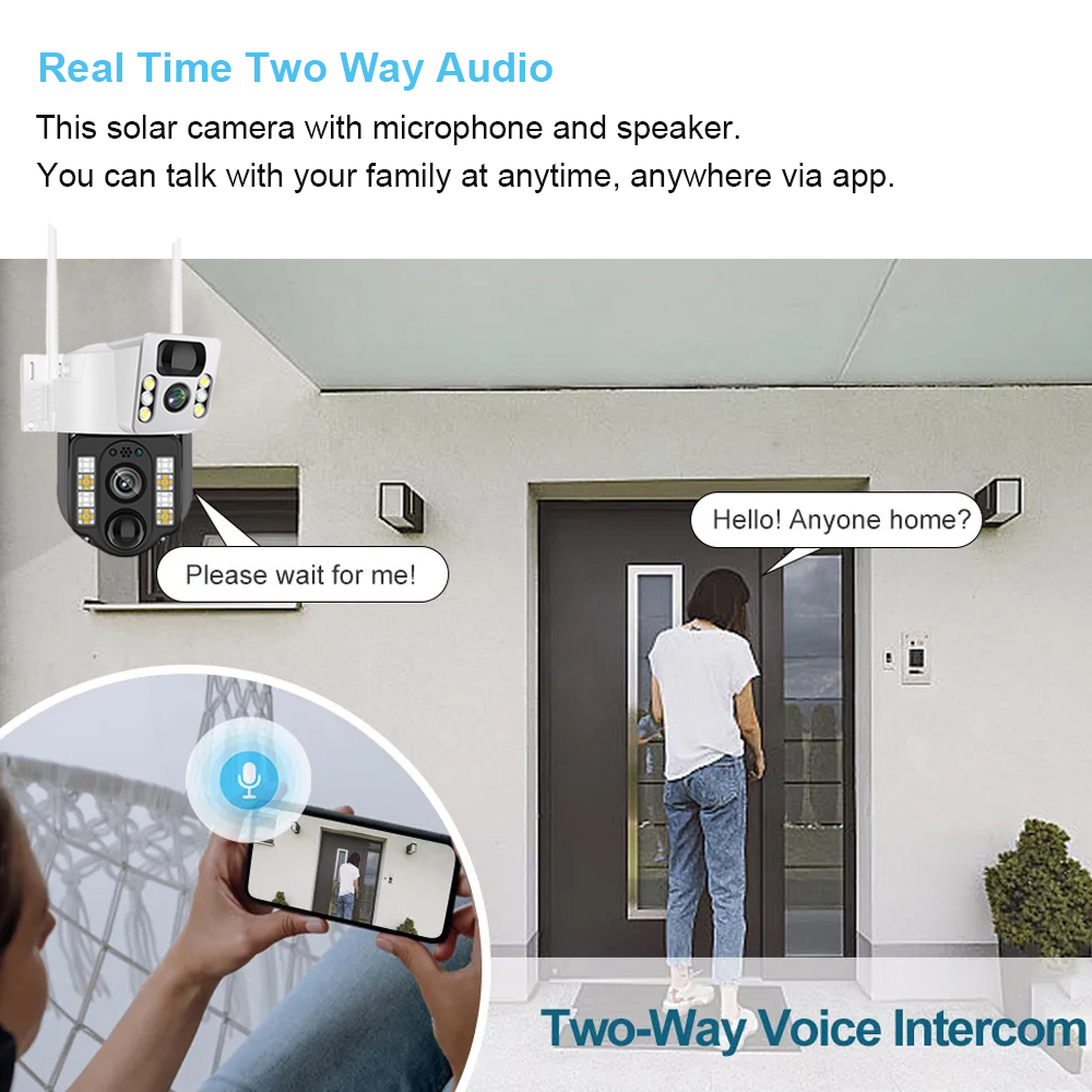 와이파이 4G 태양광 IP CCTV 감시 카메라, 야외 - Home Security Tips 리뷰 및 가격