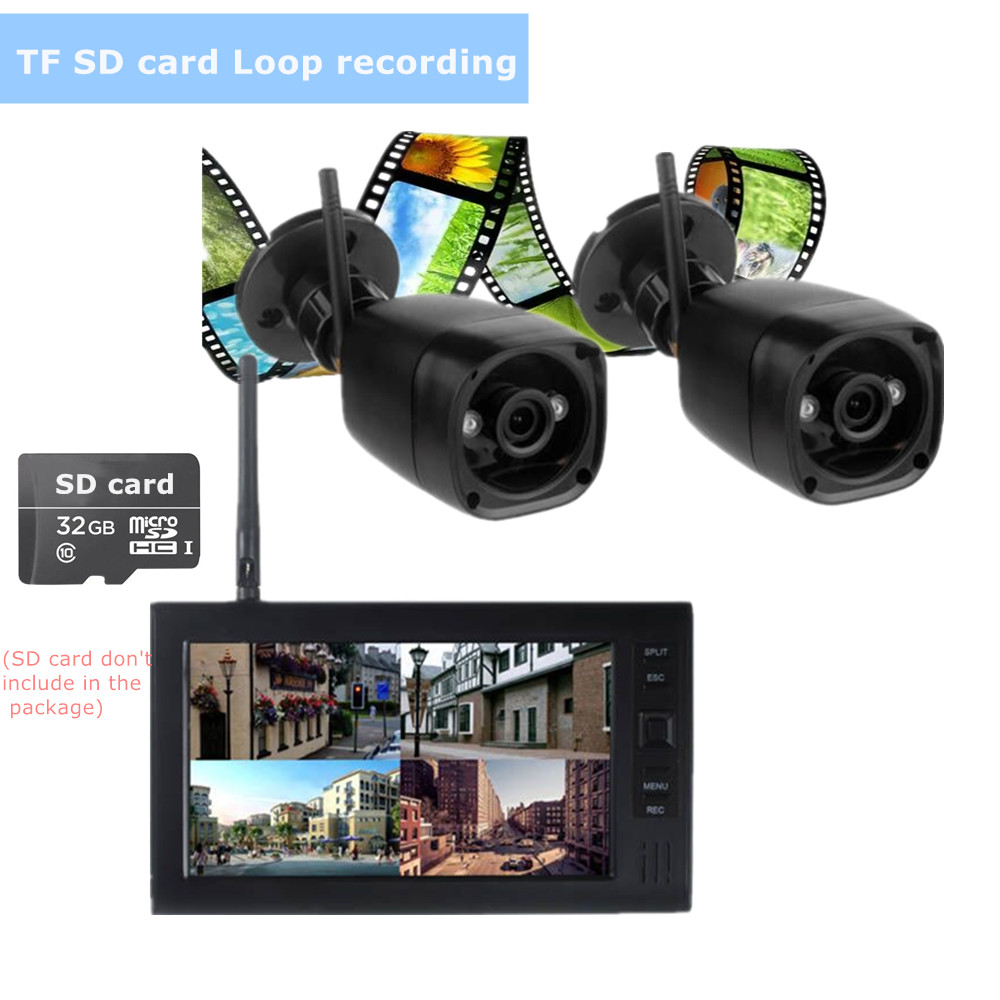 LCD CCTV 보안 시스템 와이파이 무선 카메라 비디 - Home Security Kit With Camera 리뷰 및 가격