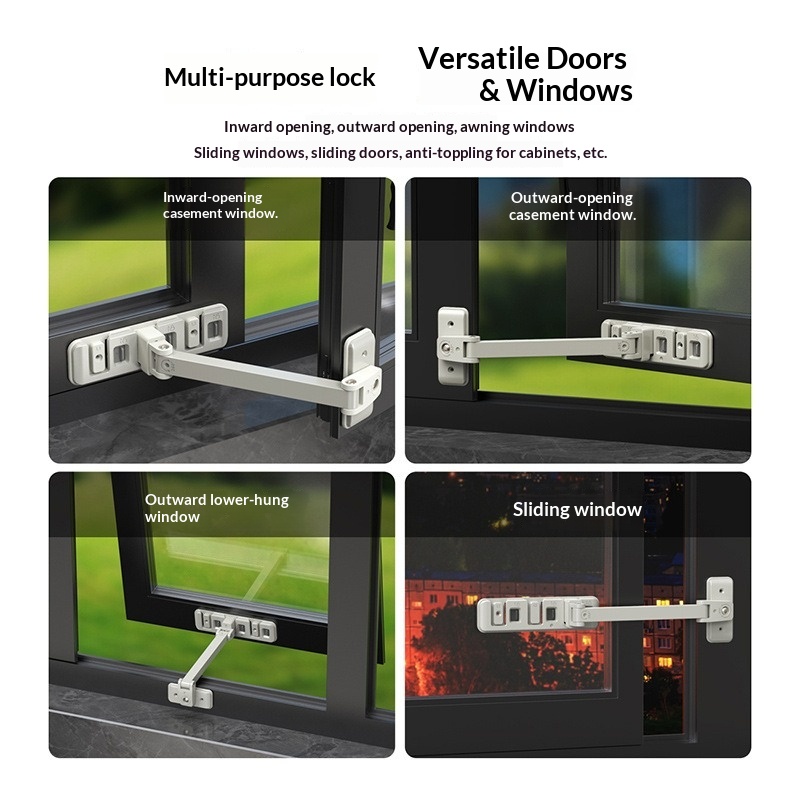 조정 가능한 홈 베이비 안전 잠금 버클 어린이 창문 제 - Home Security Door 리뷰 및 가격