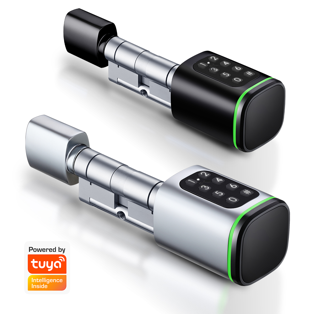 스마트 실린더 잠금 장치 Tuya 60-90mm 전기  - Home Security Tips 리뷰 및 가격