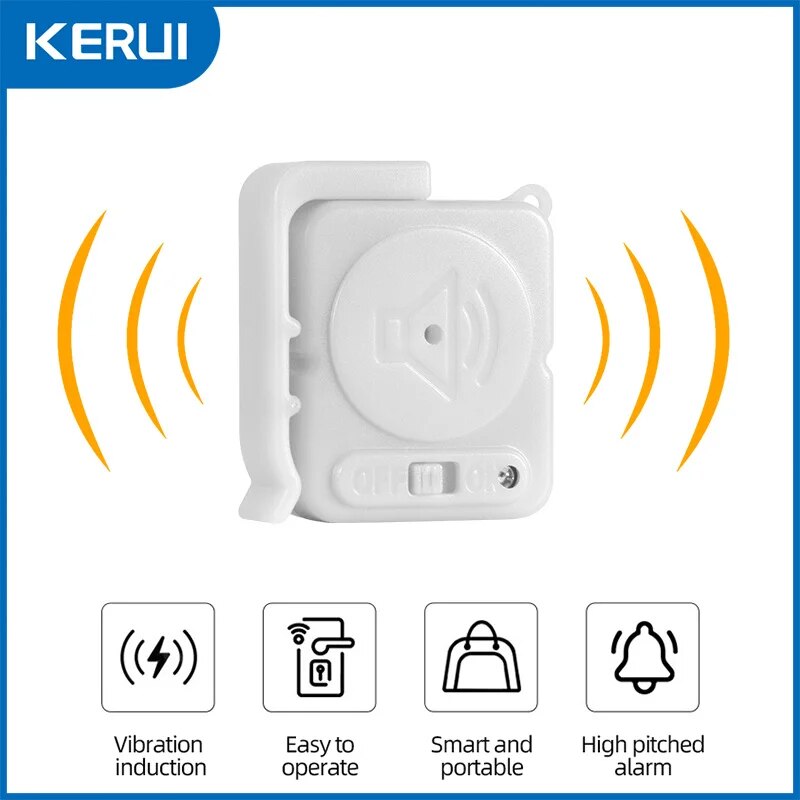 KERUI 무선 진동 경보 센서 120dB 초슬림 감지 - Home Security Door 리뷰 및 가격